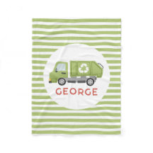 Boys Green Garbage Trash Truck Kids