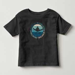 Boys Gymnastics Character Strength Discipline Toddler T-Shirt