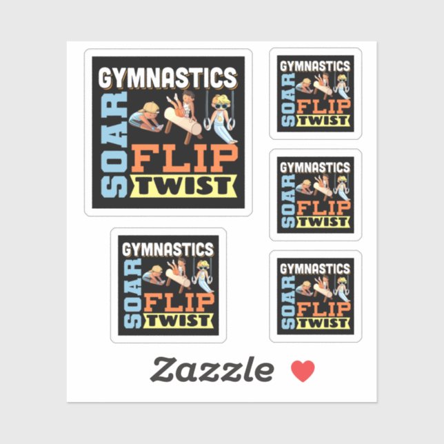Boys Gymnastics Quote - Soar Flip Twist  (Sheet)