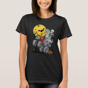 Boys Halloween Monster Truck Pumpkin Mummy Dinosau T-Shirt