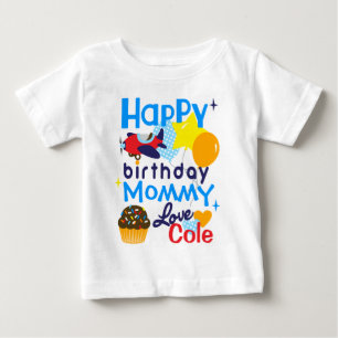 Boys Happy Birthday to Mummy Shirt from Son