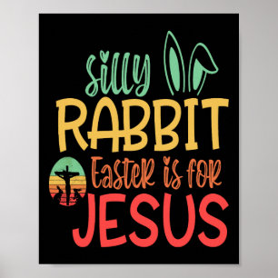 Boys Happy Easter Bunny Egg Video Game Boy Kids Me Poster