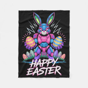Boys Happy Easter Day Bunny Egg Video Game Kids Me Fleece Blanket