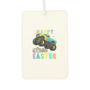 Boys Happy Easter Monster Truck Easter Eggs Toddle Car Air Freshener