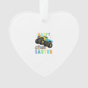 Boys Happy Easter Monster Truck Easter Eggs Toddle Ornament
