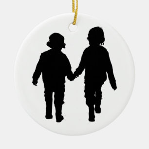Boys Holding Hands Ornament