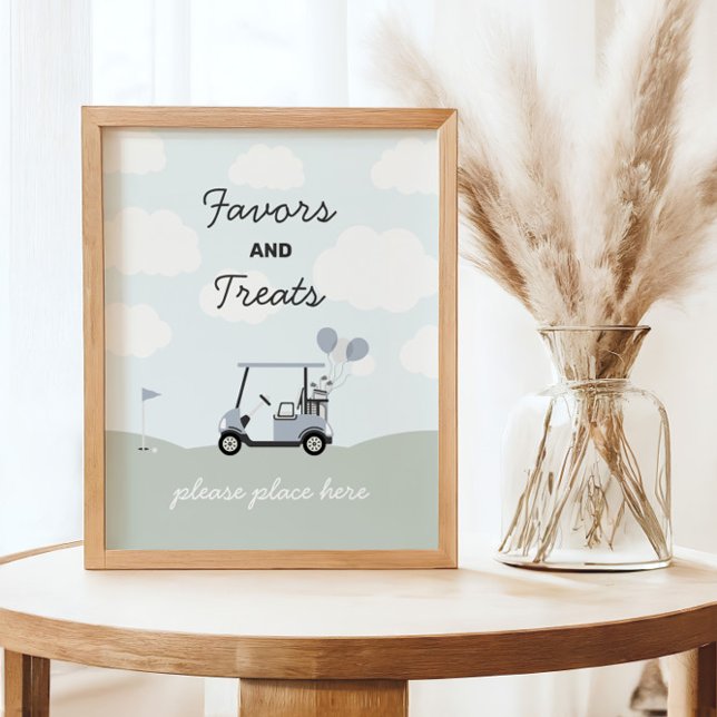 Boys' Hole-In-One Golf 1st Birthday Sign (Creator Uploaded)