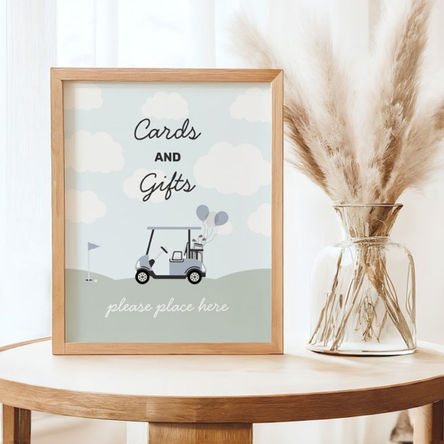 Boys' Hole-In-One Golf 1st Birthday Sign (Creator Uploaded)
