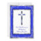 Boys Holy Communion Silver Royal Blue Cross