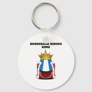 Boys Horseback Riding King Mens Horse Riding Key Ring