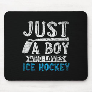 Boys Ice Hockey Player Ice Hockey Fan Ice Hockey Mouse Mat