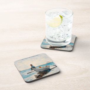 Boys In A Dory (1880) By Winslow Homer Coaster