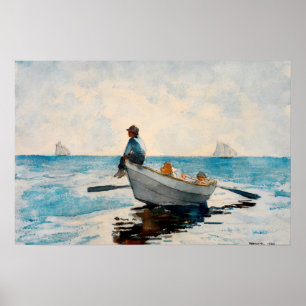 Boys in a Dory by Winslow Homer Poster