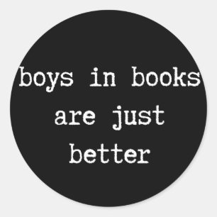 Boys in Books are Just Better Stickers