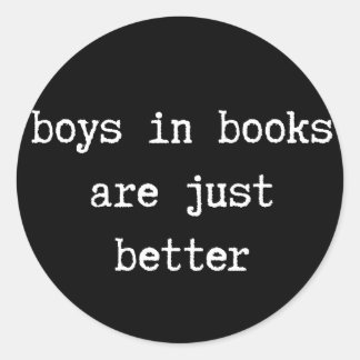 Boys in Books are Just Better Stickers
