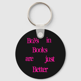 Boys in books key ring