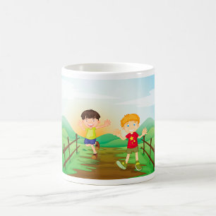 Boys In The Outdoors Coffee Mug