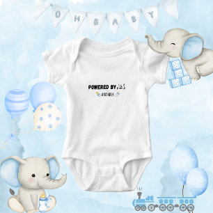 Boys Islamic Quote Slogan Baby Bodysuit
