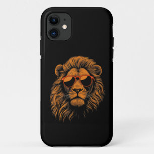 Boys Kids Funny Lion Animal iPhone 11 Case