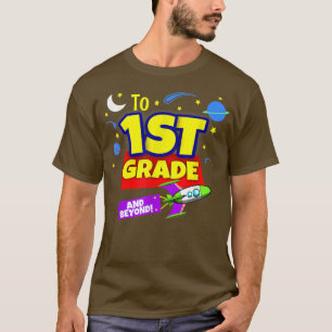 Boys Kids To Infinity And Beyond Back To School Fi T-Shirt