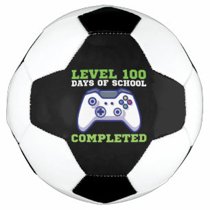 Boys Level 100 Days Of School Completed Football
