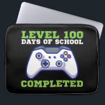 Boys Level 100 Days Of School Completed  Laptop Sleeve<br><div class="desc">100 Days Of School Shirt,  For Boys Level Completed Gamer</div>