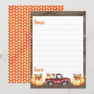 Boy's Little Pumpkin Time Capsule Cards