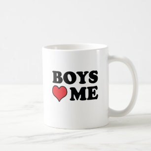 BOYS LOVE ME COFFEE MUG