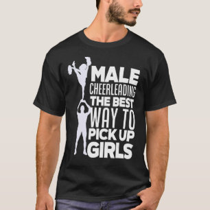 Boys Male Cheerleading Male Cheerleader T-Shirt