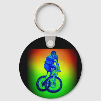 Boys mountain bike T Shirt presents MTB Key Ring