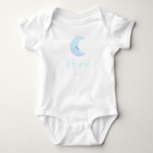 Boy's My First Eid Baby Jersey Bodysuit