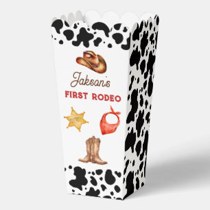 Boys My First Rodeo Cowboy 1st Birthday Favour Box