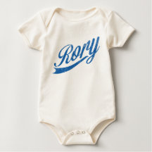 Boys Name "Rory" Distressed Blue