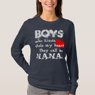 Boys/Nana T-Shirt Light Text (long sleeve)