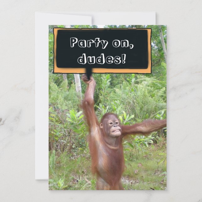 Boys Night Out Invitation (Front)