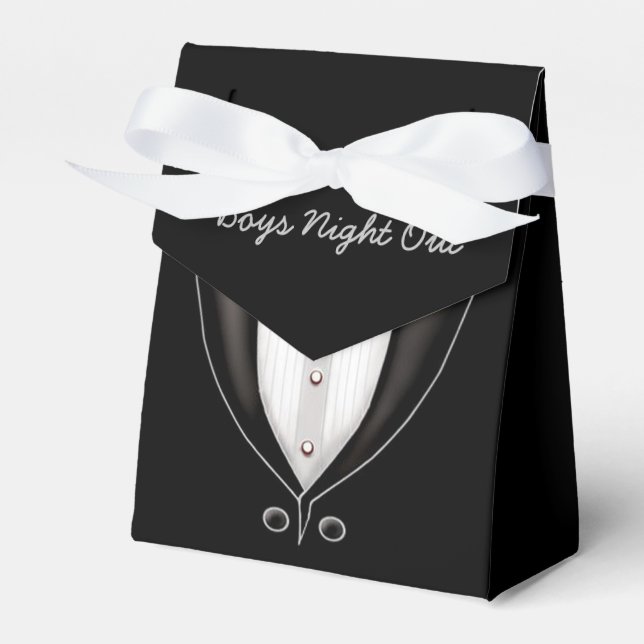 Boys Night Out Party Favour Boxes (Front Side)