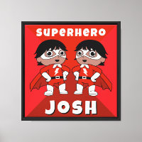 Boys Nursery Superhero Art