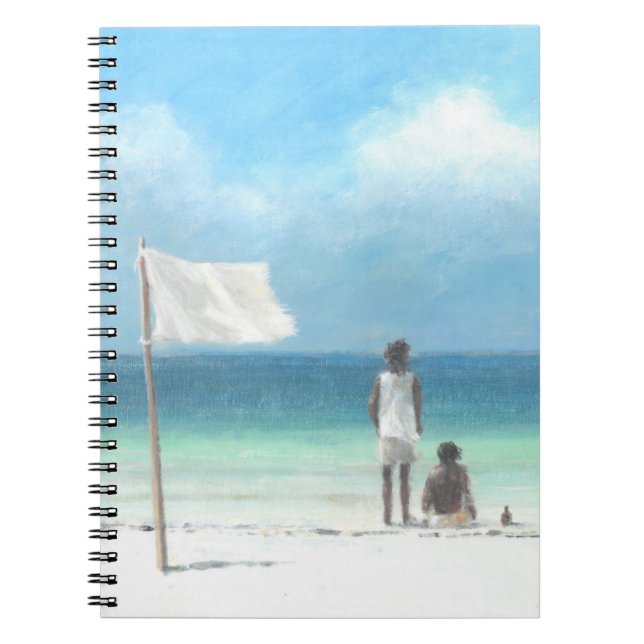 Boys on Beach Kenya Notebook (Front)