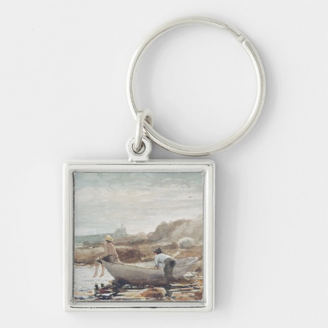 Boys on the Beach Key Ring (Front)
