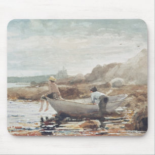 Boys on the Beach Mouse Mat