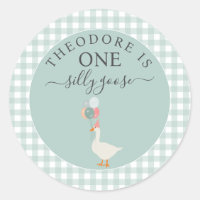 Boy's One Silly Goose 1st Birthday Party