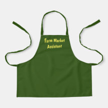 Boys' or girls' farm market assistant apron