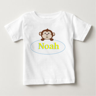 Boys Personalised Monkey Shirt