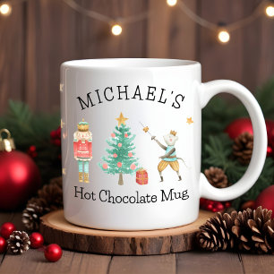 Boy's Personalised Nutcracker Chocolate Mug
