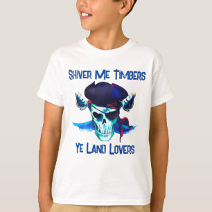Boy's Pirate Skull Cotton T-Shirt   Kid's Clothing