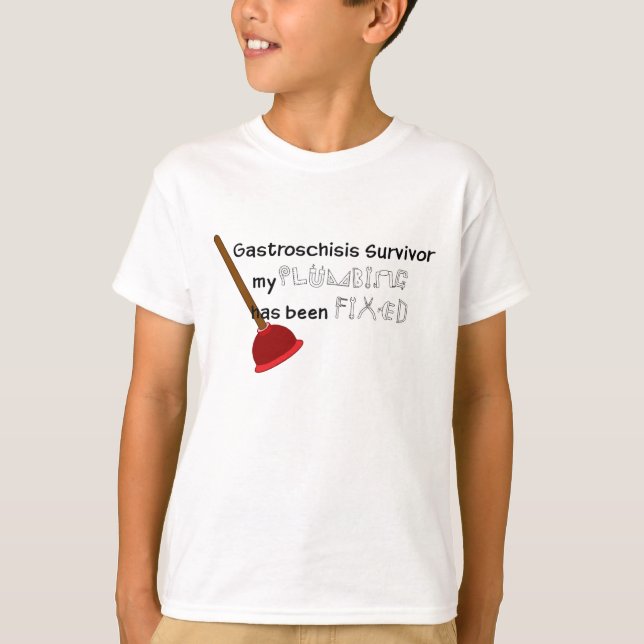 Boy's Plumbing T-shirt (Front)