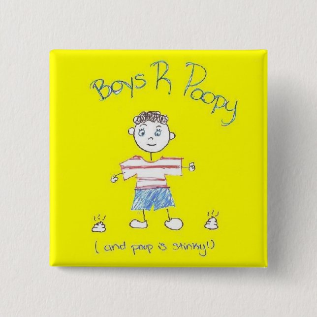 Boys R Poopy Button (Front)