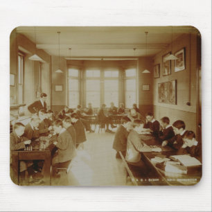 Boy's Recreation Room at the Deaf and Dumb Institu Mouse Mat