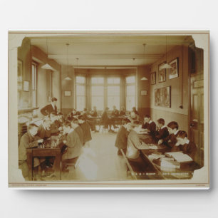 Boy's Recreation Room at the Deaf and Dumb Institu Plaque