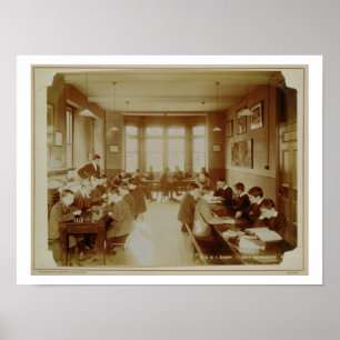 Boy's Recreation Room at the Deaf and Dumb Institu Poster